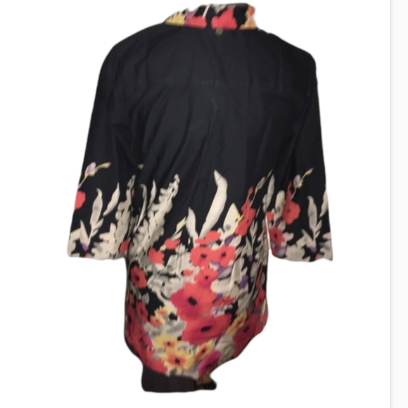 Soft Surroundings Bold Floral Tunic Sz PXL Multico - Picture 9 of 10